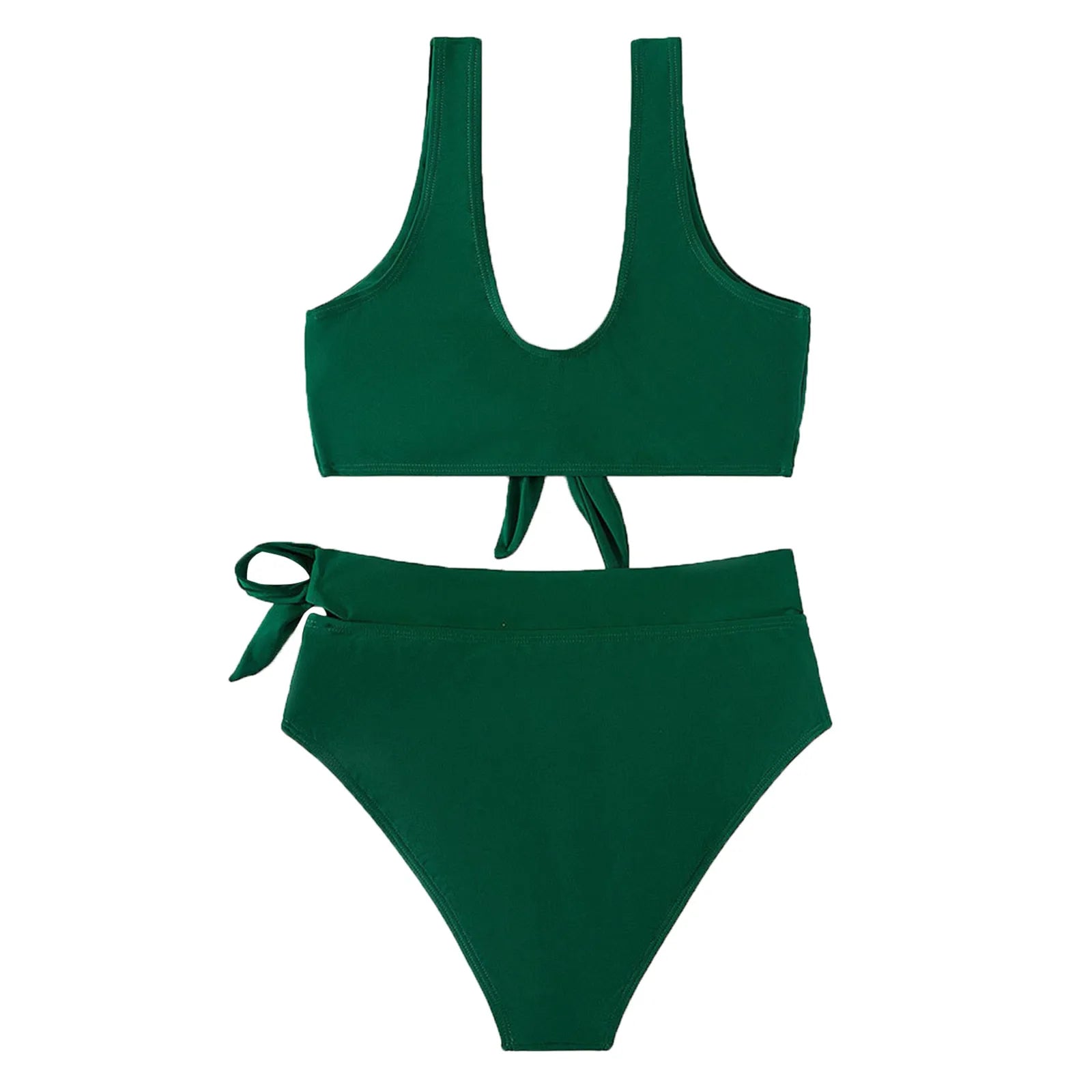 Chic Confidence: Solid Swimsuit Set - 2023 Collection