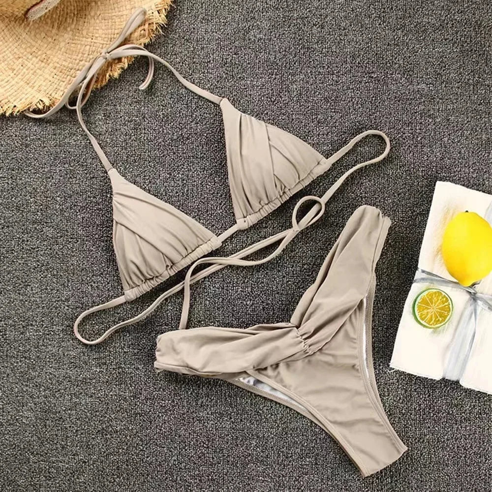 Sexy Micro Bikinis 2024 - Halter Brazilian Bikini Set
