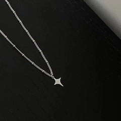 Simple Trendy Star Hollow Choker Necklace for Unisex